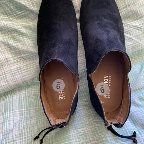 Kenneth Cole Reaction Size 9 Black Suede - Picture 3 of 8